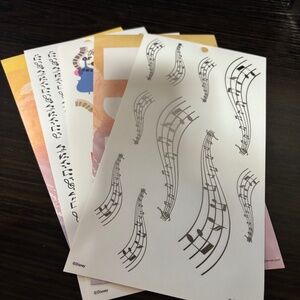 Music notes/ colorful Happy planner sticker sheets
